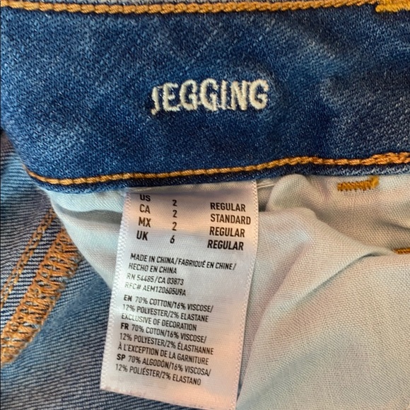 🦅 AMERICAN EAGLE OUTFITTERS DENIM JEGGING - Picture 5 of 7